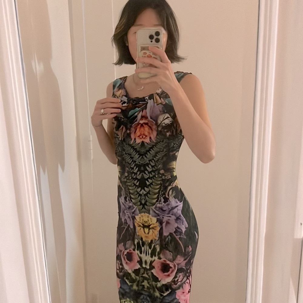 ROBERTO CAVALLI Floral Print floor length gown - Picture 3 of 16